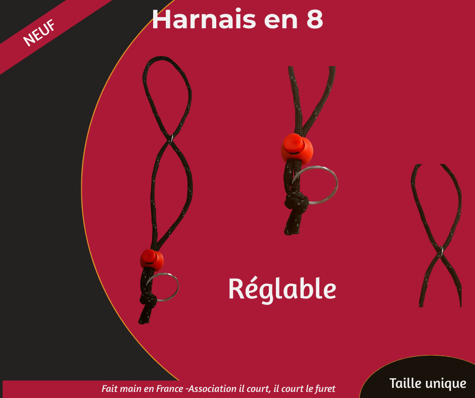 Harnais en 8 pour furet – Image 4