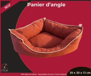 Panier/canapé d&rsquo;angle Sophie