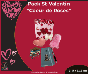 Pack Saint-Valentin Coeur de Roses