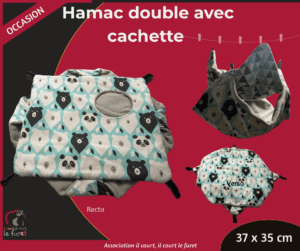 Hamac Double avec cachette Ours
