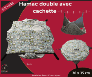 Hamac double avec cachette Totoro