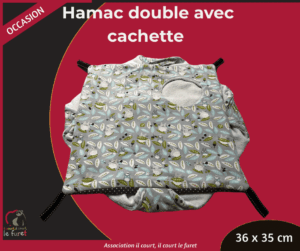 Hamac double avec cachette Totoro