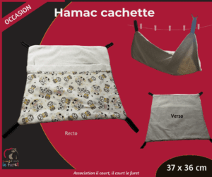 Hamac avec pochette Panda et Paresseux