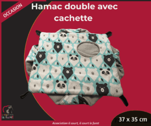 Hamac Double avec cachette Ours
