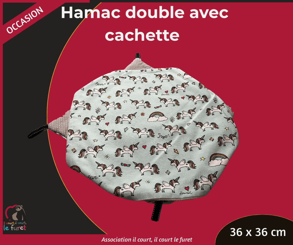 Hamac double avec cachette licornes – Image 3