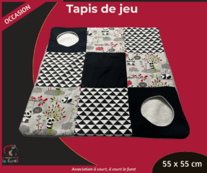 Tapis de jeux avec cachette Pandas