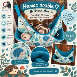 Hamac Double « Doux Hérisson »