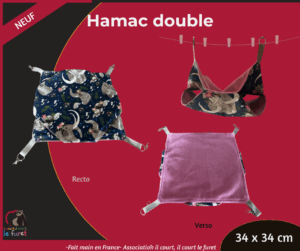Hamac Double « Drôle de Mammouths »