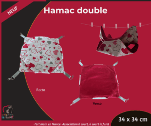 Hamac Double « Cœurs Entrelacés »