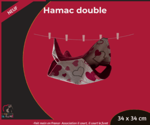 Hamac Double « Cœurs Entrelacés »