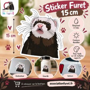 Sticker furet